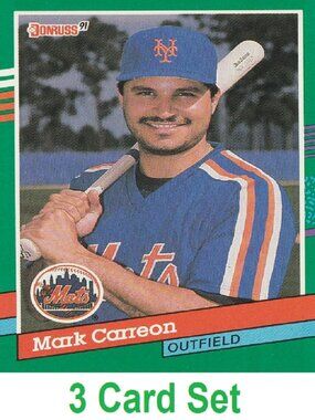 Mark Carreon Baseball Card Collection